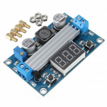 ماژول رگولاتور افزاینده 100 وات LTC1871 خروجی 3.5V-35V/6A با نمایشگر ولتاژ