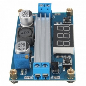 ماژول رگولاتور افزاینده 100 وات LTC1871 خروجی 3.5V-35V/6A با نمایشگر ولتاژ