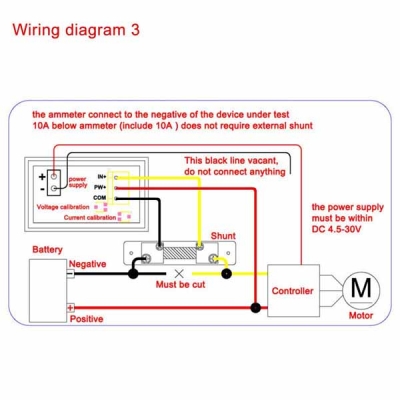 ماژول نمایشگر دیجیتال ولتاژ و جریان 100V / 10A DC