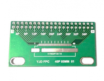 برد تبدیل 40 پین FPC TO DIP 40 PIN