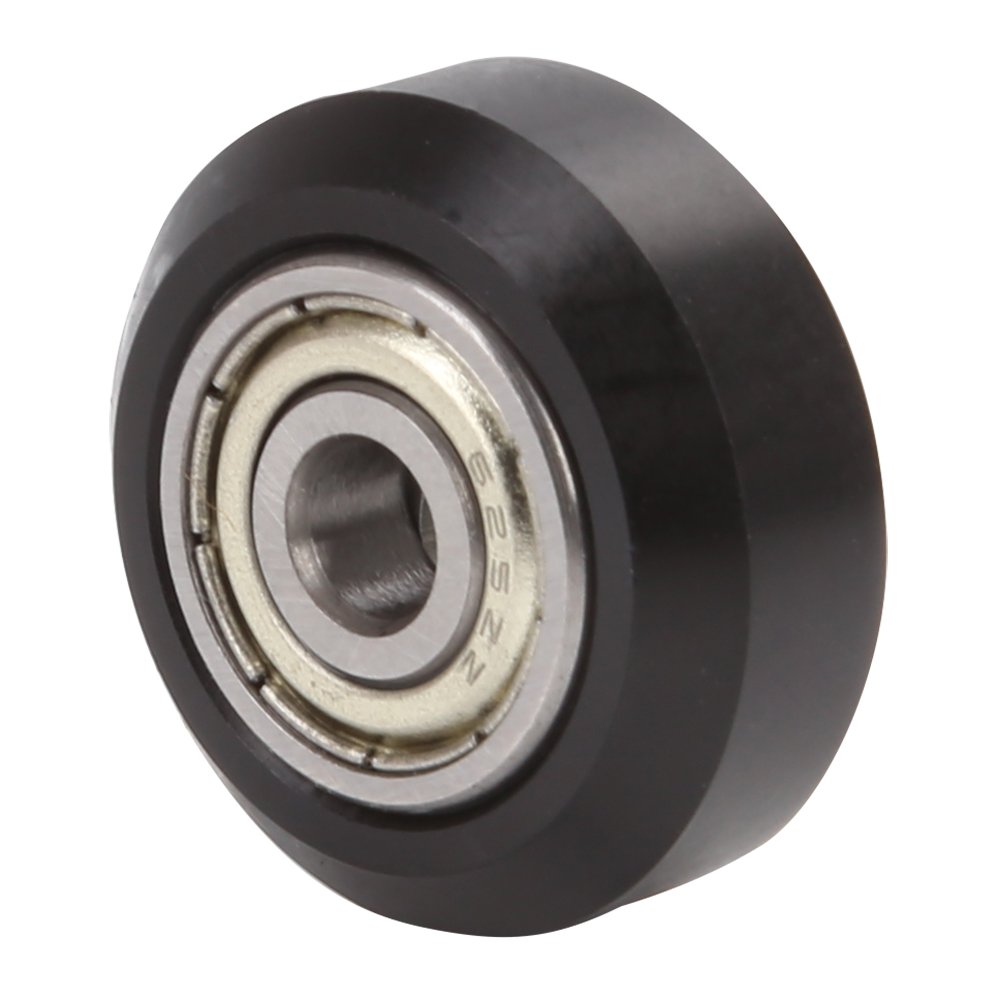 چرخ هرزگرد قطر داخلی 5mm، قطر خارجی 24mm و عرض 10.23mm با بلبرینگ