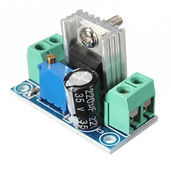 ماژول رگولاتور ولتاژ LM317 کاهنده|خروجی 1.2V-37V/2.2A