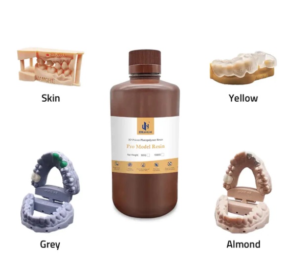رزین دندان پزشکی Pro model resin برند جمقه JamgHe در رنگ های مختلف