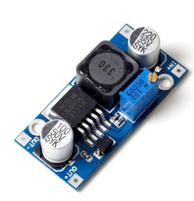 ماژول رگولاتور افزاینده XL6009 | خروجی 5V-35V/4A