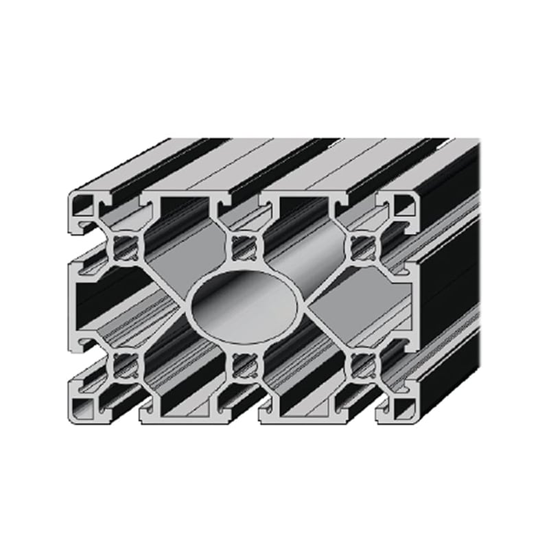 پروفیل آلومینیومی شیاردار 135*90