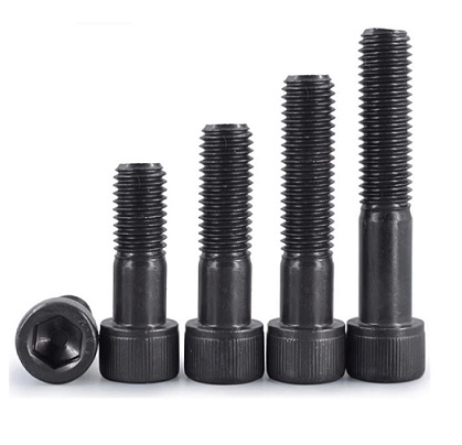 پیچ آلن نیم رزوه آهنی 12 میلیمتر M12 با طول های مختلف (بسته ۱۰ تایی)