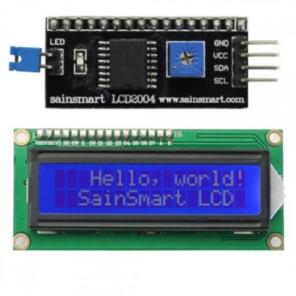 ماژول و نمایشگر سریال 1602 با رابط IIC/I2C/TWI