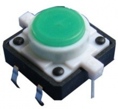 سوئیچ Illuminated Tactile (ال ای دی سبز رنگ)