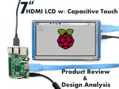 نمایشگر LCD فول کالر تاچ 7 اینچ دارای ورودی HDMI محصول Waveshare