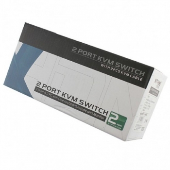 کی وی ام USB دو پورت به همراه کابل - MT-VIKI KVM