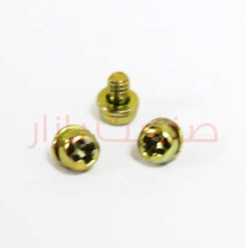 پیچ چهارسوی واشر دار m2 با قطر 2 میلی متر و طول های مختلف