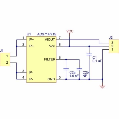 سنسور جریان Pololu 30A ACS715