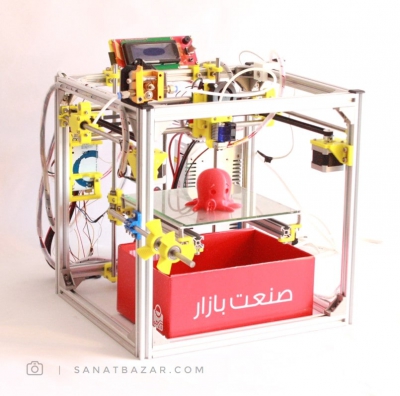 کیت پرینتر سه بعدی هایپر کیوب به همراه دفترچه راهنما