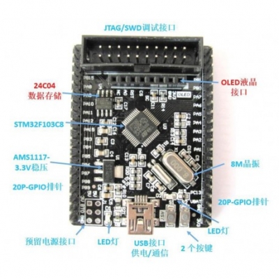 برد Stm32f103c8t6 Stm32f103 Stm32f1
