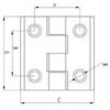 لولا پلاستیکی  (D)(Plastic Hinge) مناسب برای اسلات 8 و 10
