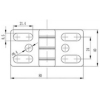 لولای فلزی (Metal Hinge) مناسب برای اسلات 8