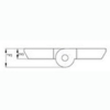لولا پلاستیکی  (D)(Plastic Hinge) مناسب برای اسلات 8 و 10