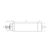 اسپیندل موتور هوا خنک سرعت بالا 1.5KW 220V مناسب برای دستگاه‌های CNC حکاکی