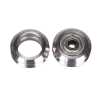 چرخ V شکل استیل قطر داخلی 16mm، قطر خارجی 24mm و عرض 10.3mm بدون بلبرینگ