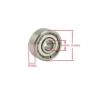 بلبرینگ 624 با قطر داخلی 4mm و عرض 5mm در مدل‌های مختلف