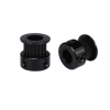 پولی تایمینگ GT2-6mm گام 2 میلی متر رنگ مشکی با دندانه و قطرهای مختلف