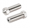 نازل هات اند استیل ضد زنگ پرینتر سه بعدی E3D crater stainless steel nozzle large مناسب برای فیلامنت 1.75 با قطرهای مختلف