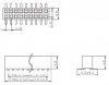 پین هدر مادگی SMD - میلیمتر80 - 2*20