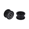 چرخ قطر داخلی 13.90mm، قطر خارجی 22mm و عرض 12.7mm بدون بلبرینگ