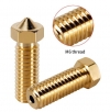 نازل هات اند برنجی پرینتر سه بعدی volcano extended nozzle مناسب برای فیلامنت 2.85 با قطرهای مختلف