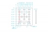 صفحه گنتری وی اسلات برای پروفیل آلومینیوم شیاردار سری 20 (V-Slot Gantry Plate)