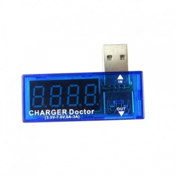 مانیتورینگ شارژر USB - نمایشگر ولتاژ و جریان
