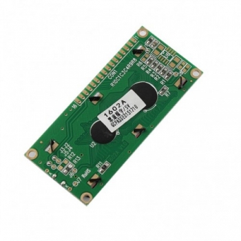 نمایشگر LCD کاراکتری 16x2 دارای تم مشکی و رنگ نوشته