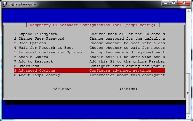 تنظیمات رسپبری پای برای فعال سازی ارتباط سریال console