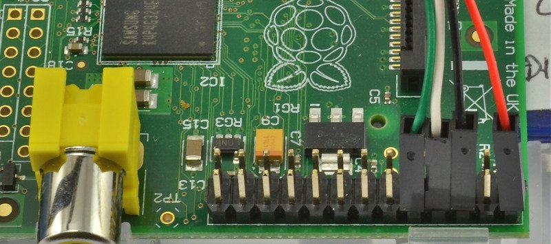 اتصال سیم های کابل console به یرد رسپبری پای
