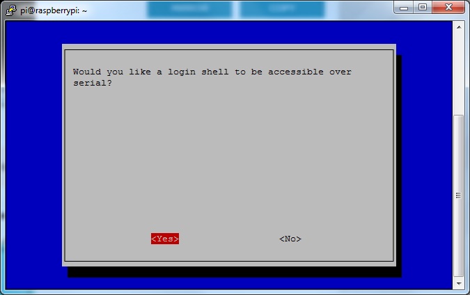 تنظیمات رسپبری پای برای فعال سازی ارتباط سریال console