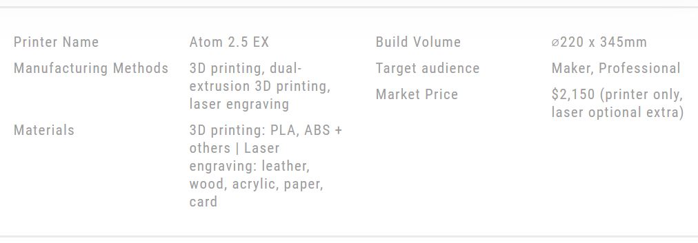 2018 Printers