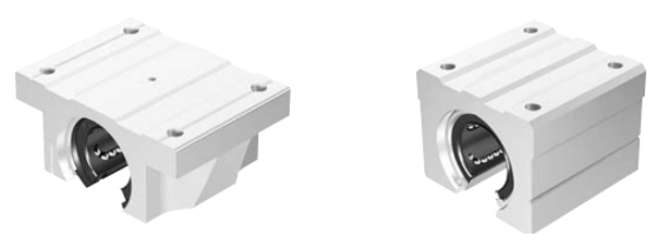 بلبرینگ خطی قفسه آلومینیومی نوع باز (Aluminum Case – Open Type)