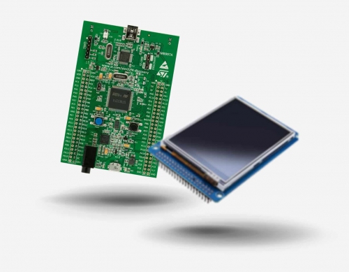 اتصال LCD لمسی به برد STM32F4-Discovery