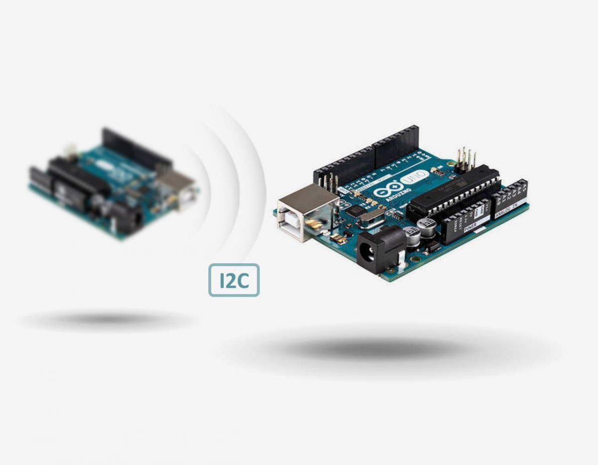 ارتباط I2C بین بردهای آردوینو